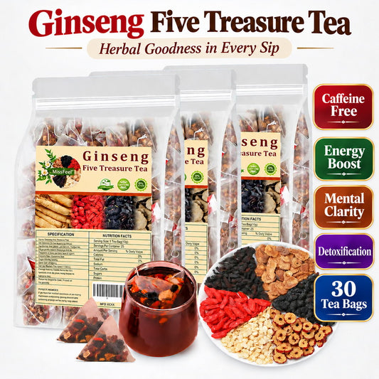 Ginseng Five Treasure Tea - 30 Tea Bags